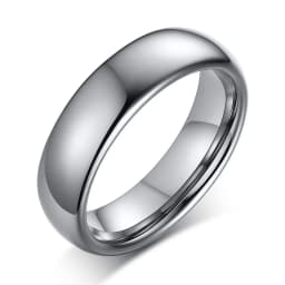 Vnox Anti Scratch Tungsten Wedding Rings for Women Men Simple Classic Wedding Bands for Couples Basic Jewelry