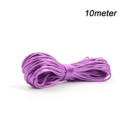 LOFCA Colorful Nylon Cord Baby Teether Pacifier Clip Accessories DIY For Teething Necklace Jewelry Pendant Making
