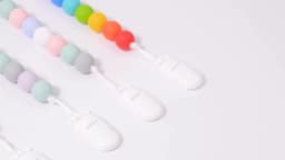 LOFCA Colorful Nylon Cord Baby Teether Pacifier Clip Accessories DIY For Teething Necklace Jewelry Pendant Making