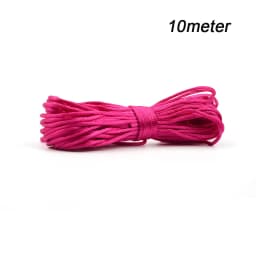 LOFCA Colorful Nylon Cord Baby Teether Pacifier Clip Accessories DIY For Teething Necklace Jewelry Pendant Making