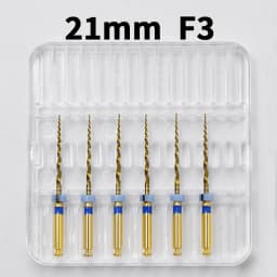 Glin Dental Gold Flexible Files Endo Rotary Files Golden Endodontic Files 21/25/31mm Nickel Titanium Instrument Dentistry