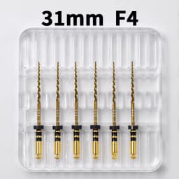 Glin Dental Gold Flexible Files Endo Rotary Files Golden Endodontic Files 21/25/31mm Nickel Titanium Instrument Dentistry