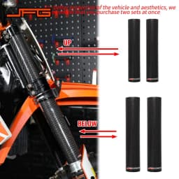 Motorcycle 140-260MM Carbon Fiber Adjustable Front Fork Shock Guard Protector For YAMAHA KTM HONDA On/Off Road Pit Dirt Bike