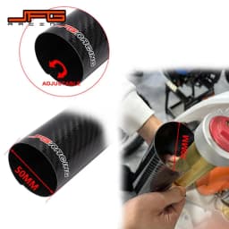 Motorcycle 140-260MM Carbon Fiber Adjustable Front Fork Shock Guard Protector For YAMAHA KTM HONDA On/Off Road Pit Dirt Bike