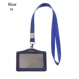 Unisex Work Card Holders With Lanyard PU Bank Card Name Credit Card Holders Card Bus ID Holders Identity Badge With Neck Strap