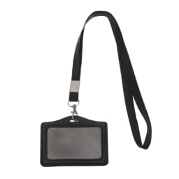 Unisex Work Card Holders With Lanyard PU Bank Card Name Credit Card Holders Card Bus ID Holders Identity Badge With Neck Strap