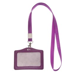 Unisex Work Card Holders With Lanyard PU Bank Card Name Credit Card Holders Card Bus ID Holders Identity Badge With Neck Strap