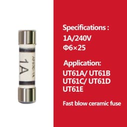 2pcs/lot UNI-T Cartridge Fuse Fast Fuse For Uni-t Multimeter UT139 UT890C+ UT890D UT39 UT105 UT171 UT61 Series