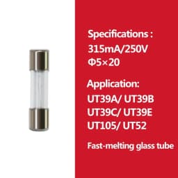 2pcs/lot UNI-T Cartridge Fuse Fast Fuse For Uni-t Multimeter UT139 UT890C+ UT890D UT39 UT105 UT171 UT61 Series