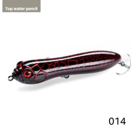 HuntHouse Crazy Surface Tractor Topwater Pencil Fishing Lure 110mm 130mm Big Rattle Ball Loud Sound Stickbait Hard Bait LW127