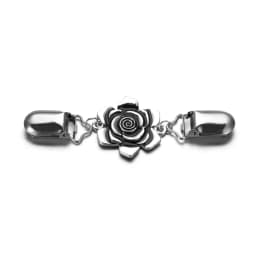 Retro Sweater Shawl Clasps Duck Mouth Clothing Pins Antique Flower Style Rhinestone Decoration Cardigans Connection Buckle Shirt