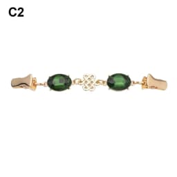 Retro Sweater Shawl Clasps Duck Mouth Clothing Pins Antique Flower Style Rhinestone Decoration Cardigans Connection Buckle Shirt