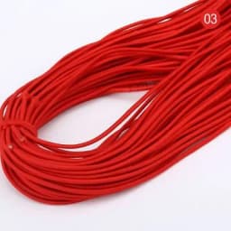 2mm Colorful High-Quality Round Elastic Band Round Elastic Rope Rubber Band Elastic Line DIY Sewing Accessories 5meters