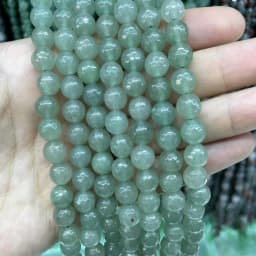 Faceted Natural Stone 4/6/8/10mm Amazonite Agates Jaspers Crystal Gems Loose Beads For Jewelry Making DIY Bracelet Accessories
