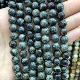 Faceted Natural Stone 4/6/8/10mm Amazonite Agates Jaspers Crystal Gems Loose Beads For Jewelry Making DIY Bracelet Accessories