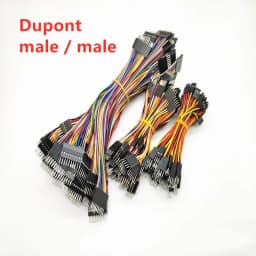 10PCS 2.54MM Dupont Line Male Female Double Headed 1P 2P 3P 4P 5P 6P 7P 8P 9P 10 Pin Dupont Jumper Cable Wire for PCB
