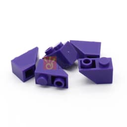 100pcs MOC Slope Inverted 45 2x1 3665 DIY Enlighten Block Bricks Compatible with Assembles Particles Toys for Children