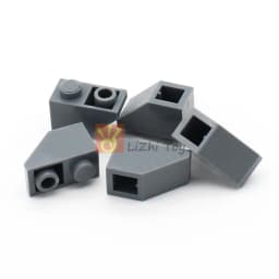 100pcs MOC Slope Inverted 45 2x1 3665 DIY Enlighten Block Bricks Compatible with Assembles Particles Toys for Children