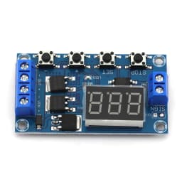 DC 5V ~ 36V Dual MOS LED Digital Time Delay Relay Trigger Cycle Timer Delay Switch Circuit Board Timing Control Module DIY
