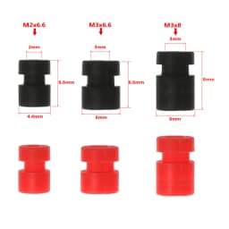 M2 M3 Anti Vibration Rubber Shock Absorber Damping Damper Ball For F3 F4 F7 Flight Controller