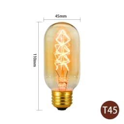 Retro Edison Light Bulb E27 220V 40W A19 A60 T10 T45 T185 ST64 G80 G95 Filament Vintage Ampoule Incandescent Bulb Edison Lamp