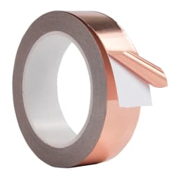 Single Sided Conductive Copper Foil Tape Mask Electromagnetic Shield Eliminate EMIAnti-static Repair Adhesive Tape