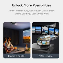 Beelink ME Mini/Pro NAS Home Storage Device Intel Twin Lake N95/N150 LPDDR5 4800MHz NVME SSD 2.5Lan Mini PC Computer VS Mini S13