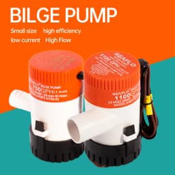 SEAFLO Bilge Pump 12V24V DC Submersible Pump Marine Oil Drum Cruise Ship Water Pump Small Miniature Battery Water Pump