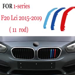 3Pcs Car Grill Stickers Strip Cover Trim For BMW F40 F20 F21 E87 E82 E81 E88 AUTO Racing Grille Accessories