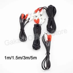 Dual RCA Male to 2 RCA Male Cable Stereo Audio Cable AV for DVD TV CD Sound Amplifier