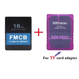 BitFunx V1.966 8/16/3264MB FMCB PS2 Card OPL 1.2.0 For MX4SIO SIO2SD TF/SD Card Adapter For Playstation2 Fat Game Consoles