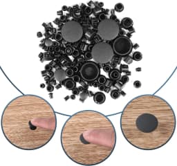 5-38mm Plastic Hole Plug Snap-on Cover Hole Nylon Plugs Dust Caps Flat Head Reserved Hole Plugging Use For Table Box Extra Hole