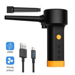 500W Electric Compressed Air Duster Blower Canned Air Spray for Computer PC Keyboard Clean Hair Dryer,Air Pump for Inflatables