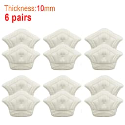 6pair/12pcs Insoles Heel Pads Lightweight For Sport Shoes Adjustable Size Back Sticker Antiwear Feet Pad Cushion Insole Heel