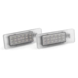 LED Number Plate Lamp For Renault Koleos Clio Logan Sandero Talisman Trafic Stanga Samsung White License Plate Light Assembly
