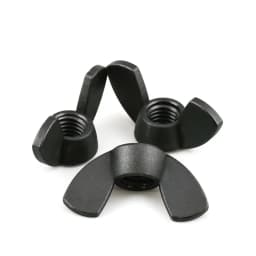 M3 M4 M5 M6 M8 M10 M12 Black White Nylon Nut Wingnut Butterfly Nut Plastic Wing Nuts