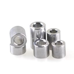 10/5pcs M3 M4 M5 M6 M8 M10 Aluminum Flat Washer Aluminum Bushing Gasket Spacer Non-threaded Standoffs Length 2mm to 30mm