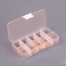 10 Grids Nails Art organizer box storage Tool Choose Adjustable Manicure Jewelry Decorate Nail Art Tips Storage Container