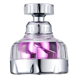 Kitchen Faucet Nozzle Adapter Bent Water Saving Tap Aerator Rotatable 360 Diffuser Swivel Head Bath Faucet Shower Bubbler