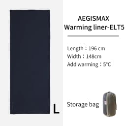 AEGISMAX Thermolite Liner Sleeping Bag Accessories Ultralight Outdoor Camping Equipment Thermal Warming Sleeping Bag Liner
