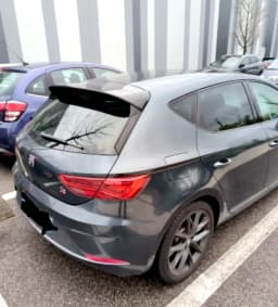 For Seat LEON MK3 5F FR Style Hatchback 5Doors 2012 -2020 ABS Rear Spoiler Lip Trunk Wing Not Fit 3Doors and station wagon