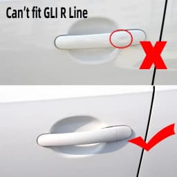New Front Left Driver Door Handle Lock Cover Cap For VW Tiguan 5N MK1 2008-2017 Jetta 6 A6 2011-2017 Beetle 2012-2017 5N1837879