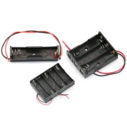 1PCS 1 2 3 4 5 6 Way Battery Box No. 5 Slots Battery Holder For 1/2/3/4/8 X Box Holder Without Switch Cover