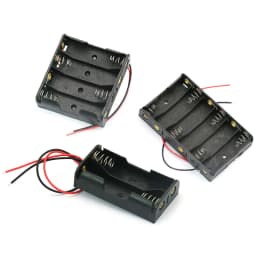 1PCS 1 2 3 4 5 6 Way Battery Box No. 5 Slots Battery Holder For 1/2/3/4/8 X Box Holder Without Switch Cover