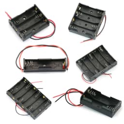 1PCS 1 2 3 4 5 6 Way Battery Box No. 5 Slots Battery Holder For 1/2/3/4/8 X Box Holder Without Switch Cover