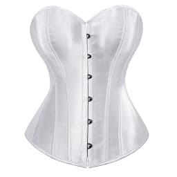 Sexy Corset Bustier Lace Up for Women Pink Victorian Corset Top Plus Size Vintage Satin Corset Overbust Black Blue Red Gold