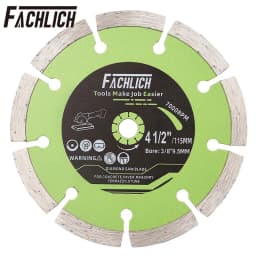FACHLICH Dia115mm Cutting Disc Aluminum Metal Copper Wood PVC Pipe Concrete Marble Stone Saw Blade Bore9.5mm 4.5inch Plate