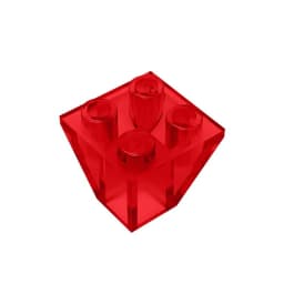 Gobricks GDS-1040 Slope, Inverted 45 2 x 2 Double Convex compatible with lego 3676 DIY children's DIY Educational Building Block
