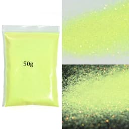 50g White Iridescent Opalescent Ultra Fine Glitter Dust Glitter Fine Holographic Ultra Fine Glitter - Iridescent glitter