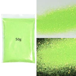 50g White Iridescent Opalescent Ultra Fine Glitter Dust Glitter Fine Holographic Ultra Fine Glitter - Iridescent glitter